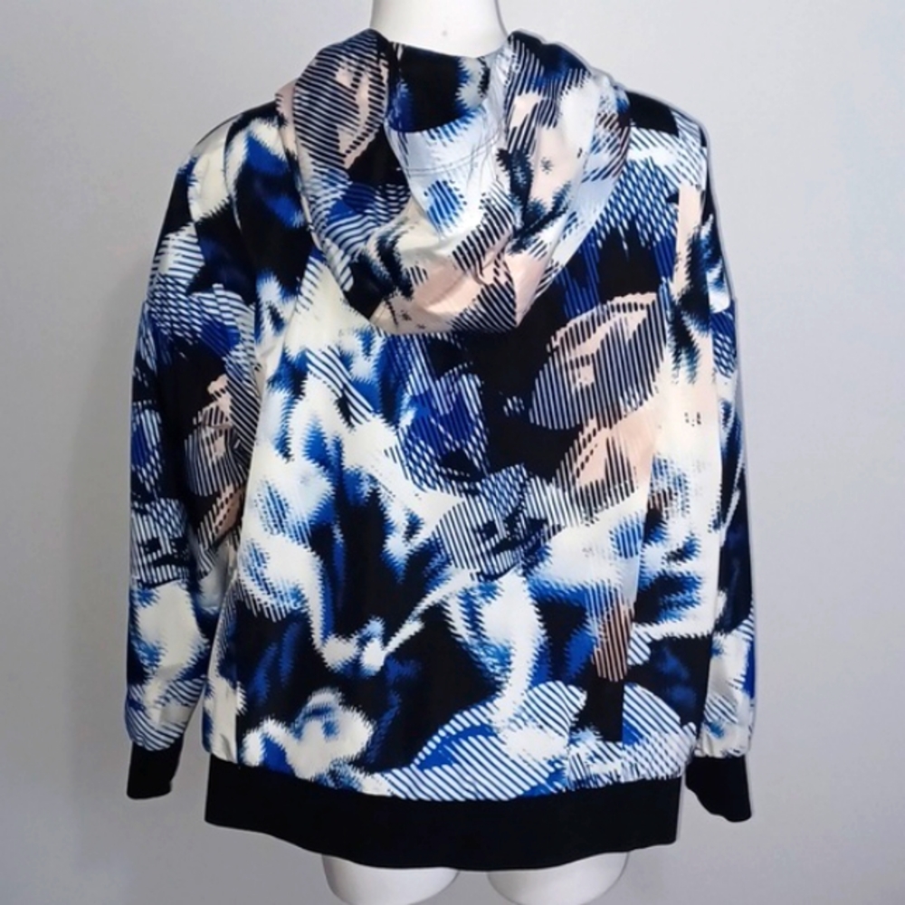 CALVIN KLEIN PERFORMANCE "Repel" raincoat. Rain Jacket Hoodie Windbreaker Large - Picture 4 of 15